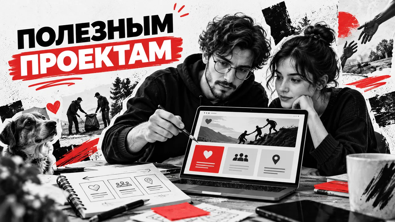 Обсуждение структуры сайта волонтёрского проекта