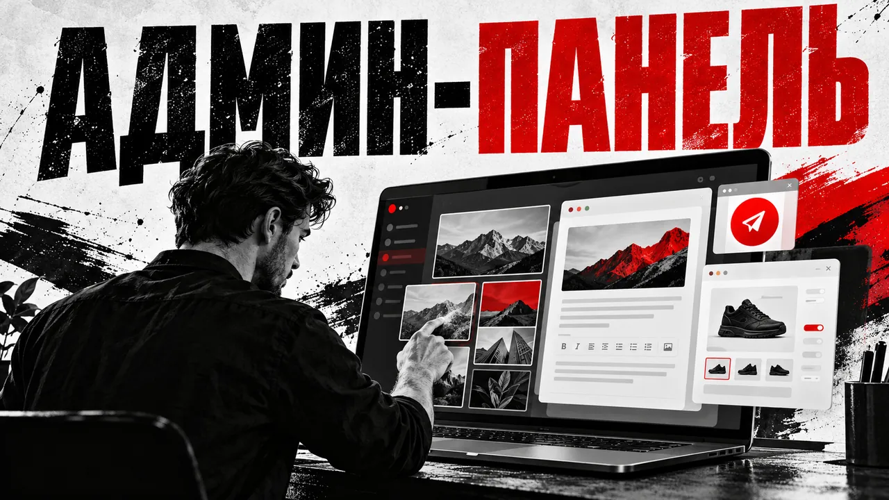 Редактирование страниц и изображений в административной панели