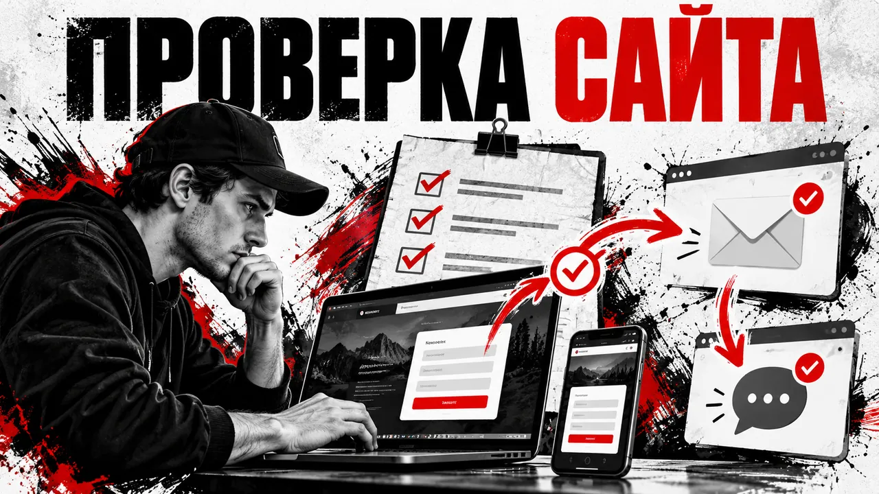 Проверка мобильной версии и доставки заявки с сайта
