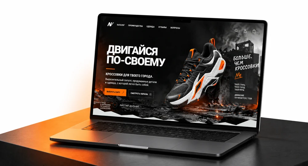 Магазин кроссовок &mdash; изображение проекта